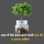 5 Powerful schemes of SBI