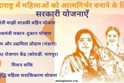 Maharashtra Mahila Yojanayen 2025: