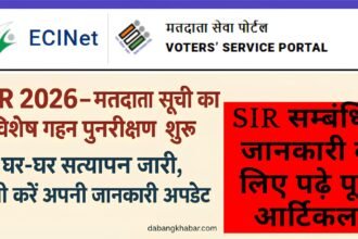 SIR 2026 Electoral Roll Revision: