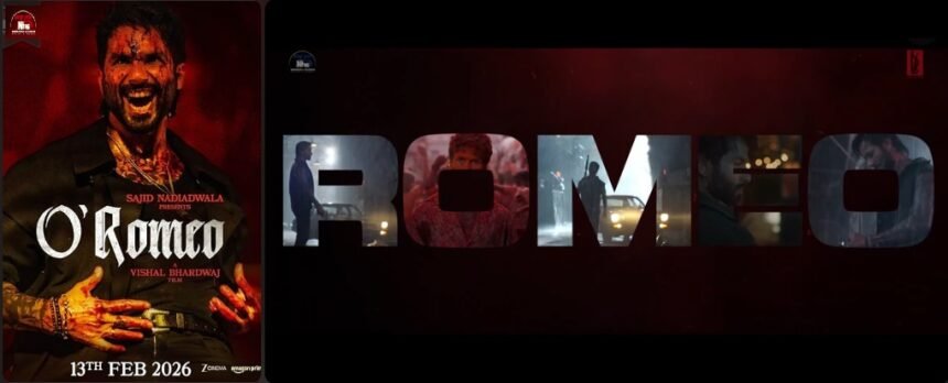 Shahid Kapoor Dangerous Avatar ORomeo 2026: